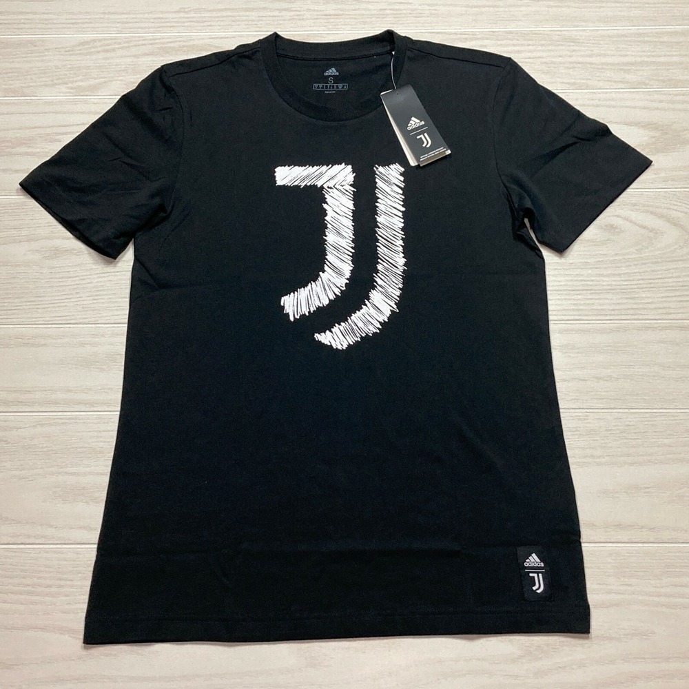 Adidas Men's Juventus de Turín DNA Graphic Soccer‎ T-Shirt Black Size Small